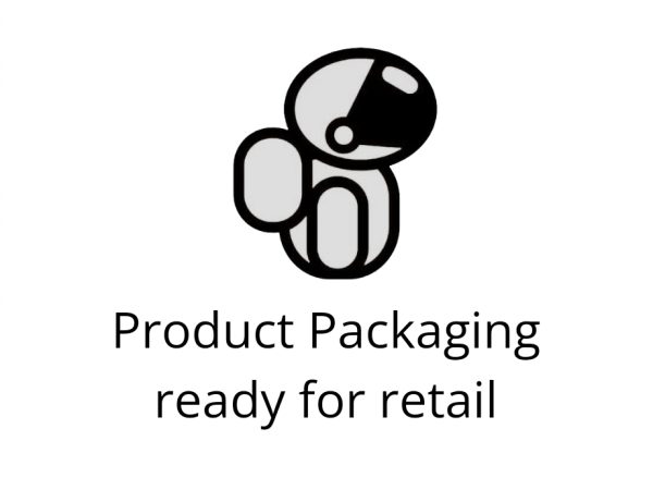 Product Packaging ready for retail